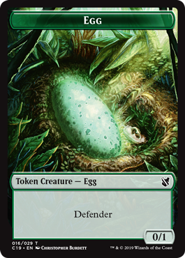 Oeuf (0/1, Défenseur) / Eldrazi (10/10)