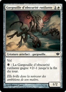 Gargouille d'obscurité rutilante