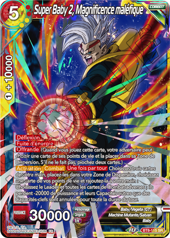 Super Baby 2 Magnificence Malefique Bt8 115 Super Baby 2 Malicious Majesty Carte Dragon Ball Super Card Game Playin By Magic Bazar Super Baby 2 Magnificence Malefique Bt8 115 Super Baby 2 Malicious Majesty Carte Dragon Ball Super Card Game Playin By Magic Bazar