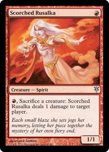 Rusalka brûlée