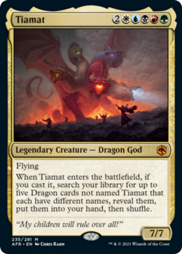 Tiamat - Carte Magic The Gathering - Playin by Magic Bazar