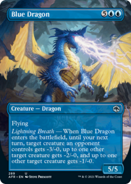 Dragon bleu