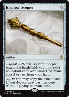 Sceptre isochronique