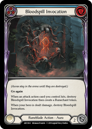 Bloodspill Invocation (Blue)