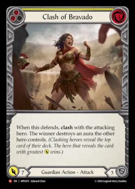 Clash of Bravado (yellow)