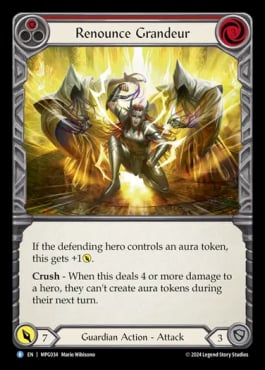 Renounce Grandeur (red)
