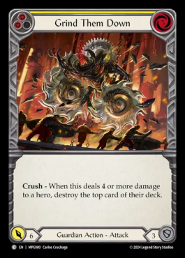 Grind Them Down (yellow)