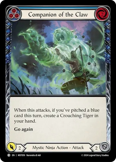 Companion of the Claw (blue)