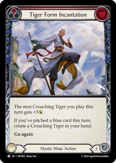 Tiger Form Incantation (red)