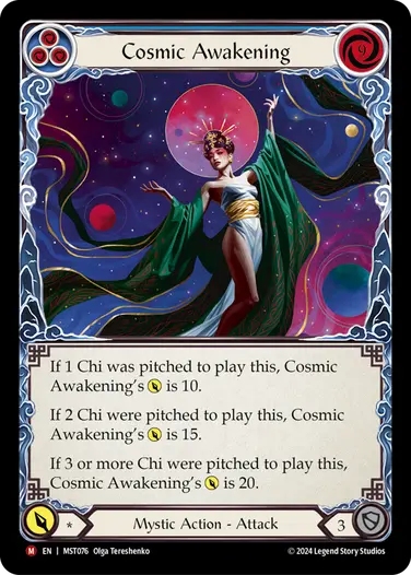 Cosmic Awakening (blue)