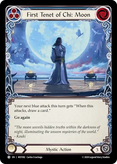 First Tenet of Chi: Moon (blue)