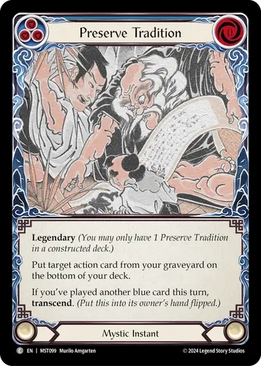 Preserve Tradition (blue)