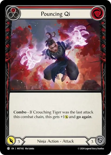 Pouncing Qi (red)