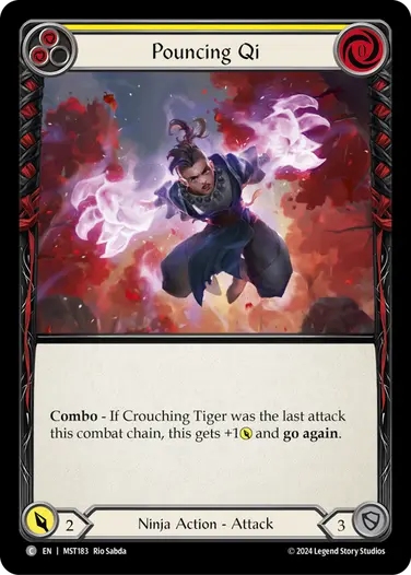 Pouncing Qi (yellow)