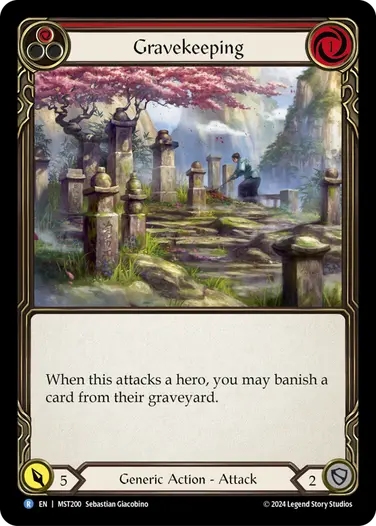 Gravekeeping (red)