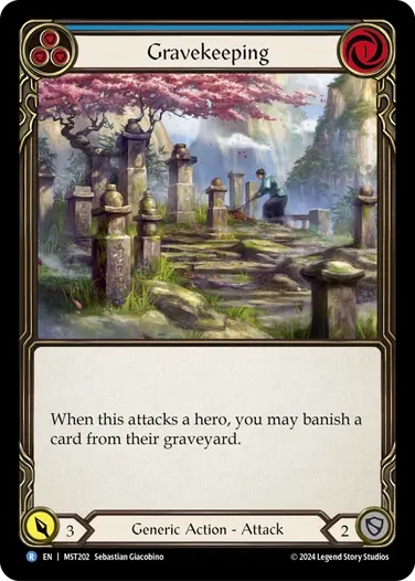 Gravekeeping (blue)