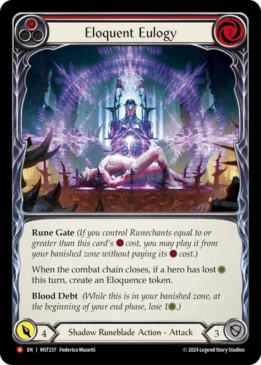 Eloquent Eulogy (red)