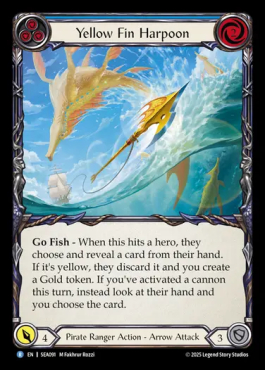 Yellow Fin Harpoon (blue)