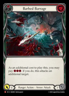 Barbed Barrage (red)