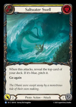 Saltwater Swell (yellow)