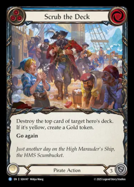Scrub the Deck (blue)