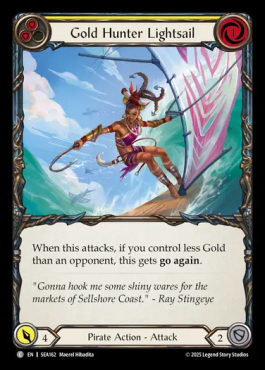 Gold Hunter Lightsail (yellow)
