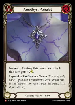Amethyst Amulet (blue)