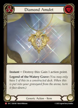 Diamond Amulet (blue)