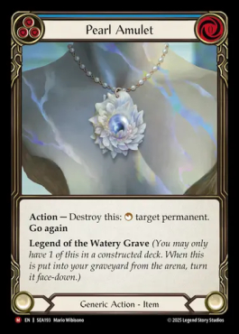Pearl Amulet (blue)