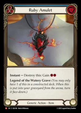 Ruby Amulet (blue)