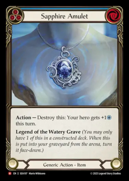 Sapphire Amulet (blue)