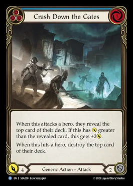 Crash Down the Gates (blue)