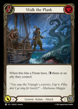 Walk the Plank (yellow)