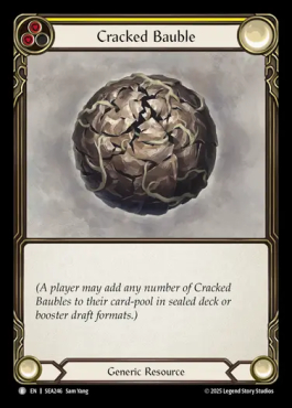 Cracked Bauble (yellow)