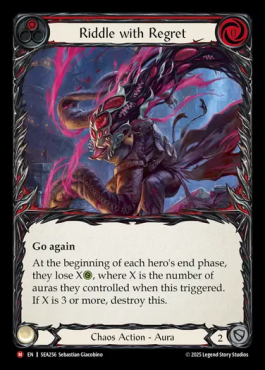 Riddle with Regret (red)