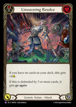 Unwavering Resolve (red)