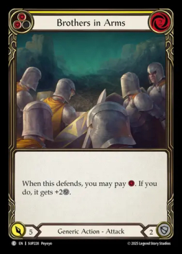 Brothers in Arms (Yellow)