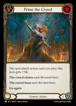 Prime the Crowd (yellow)