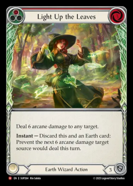 Light Up the Leaves (red)