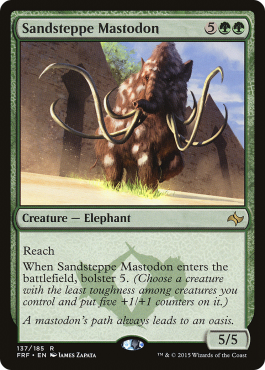 Mastodonte de la steppe de sable