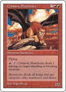 Manticore pourpre