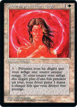 Cercle de protection : rouge