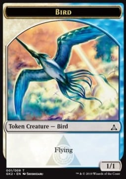 Oiseau (1/1, vol, blanc et bleu) / Mécanoptère (1/1, vol)