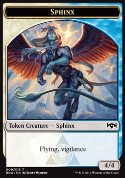 Oiseau (1/1, vol, blanc et bleu) / Sphinx (4/4, vol, vigilance)