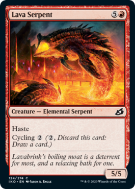 Serpent de lave