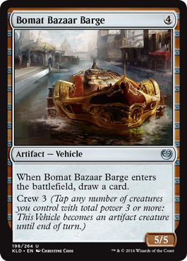 Barge du bazar de Bomat