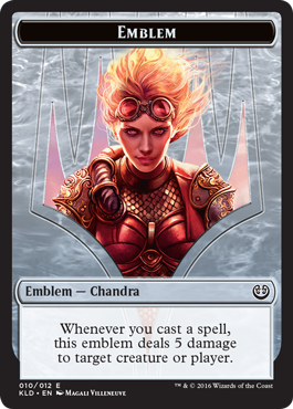 Emblème Chandra, torche de la défiance