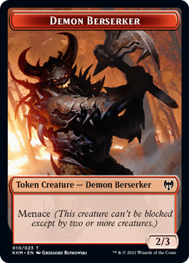 Démon et Berserker (2/3, rouge)