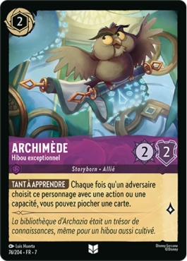 Archimède - Hibou exceptionnel