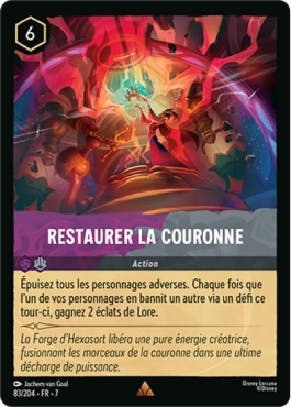 Restaurer la couronne